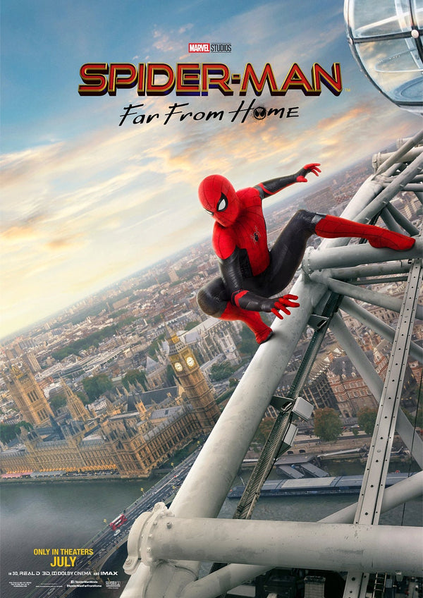 Spiderman Far From Home 2019 London Teaser Poster