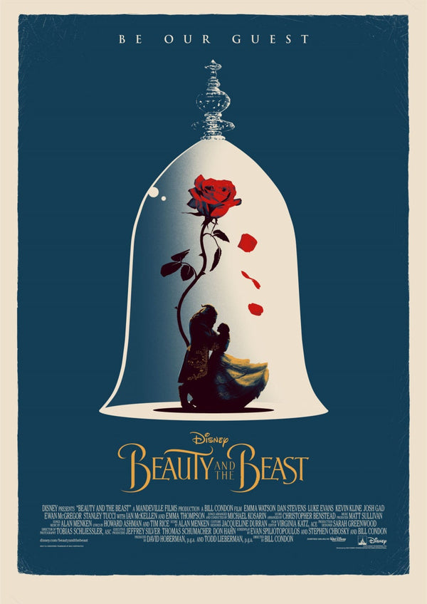 Beauty And The Beast Rose Jar 2017 Movie Poster Print