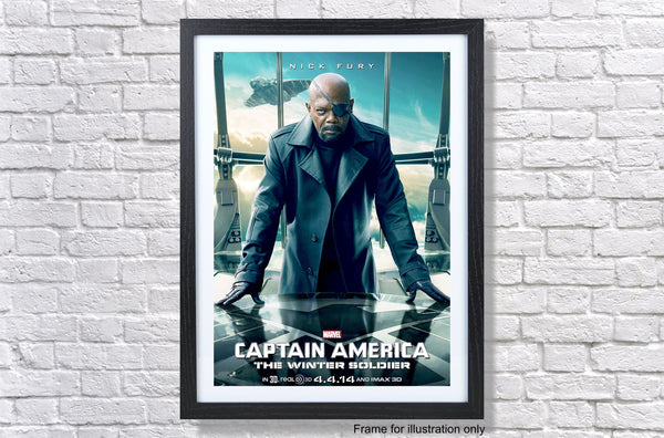 Captain America The Winter Soldier 2014 Nick Fury Poster