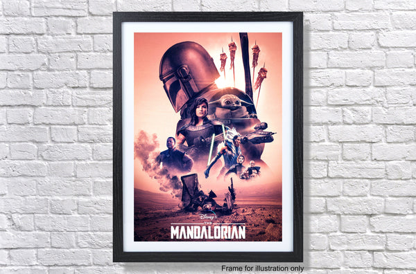 Star Wars The Mandalorian Series 2 Poster