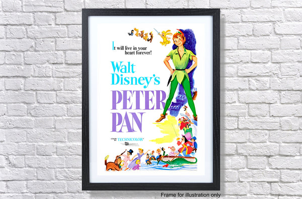 Peter Pan 1953 Movie Poster