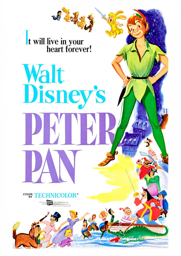 Peter Pan 1953 Movie Poster