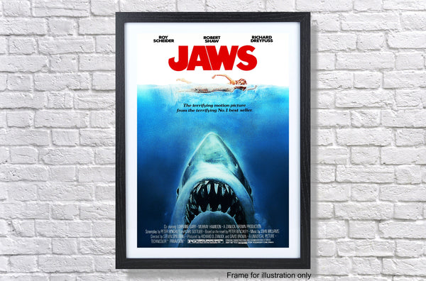 Jaws 1975 Movie Poster