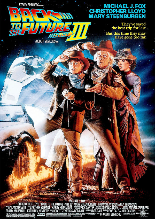 Back To The Future Part 3 1990 Movie Poster