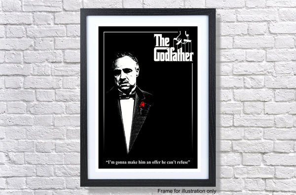 The Godfather Classic Movie Poster