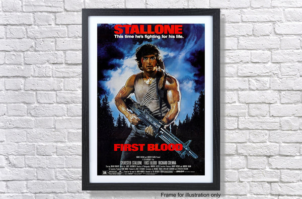 Rambo First Blood 1982 Movie Poster