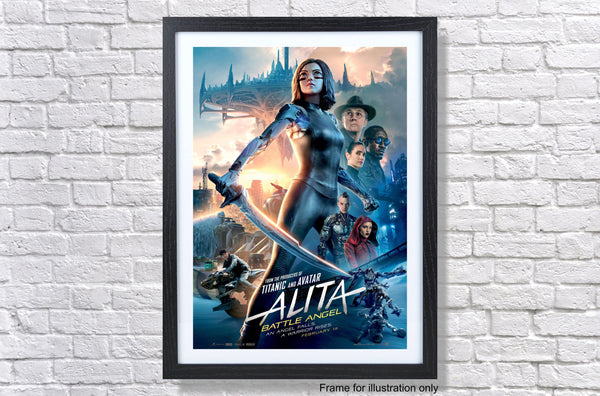 Alita Battle Angel 2019 Teaser Poster