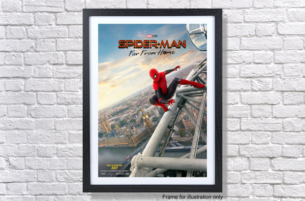 Spiderman Far From Home 2019 London Teaser Poster