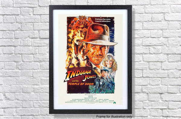 Indiana Jones And The Temple Of Doom 1984 Movie Poster