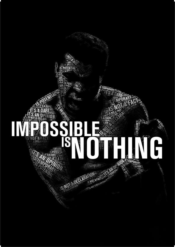 Muhammad Ali Impossible Is Nothing Poster