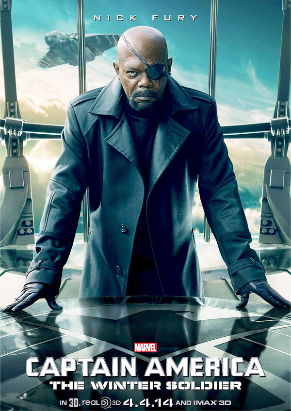 Captain America The Winter Soldier 2014 Nick Fury Poster