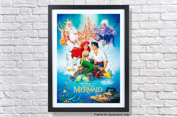 The Little Mermaid 1989 Movie Poster