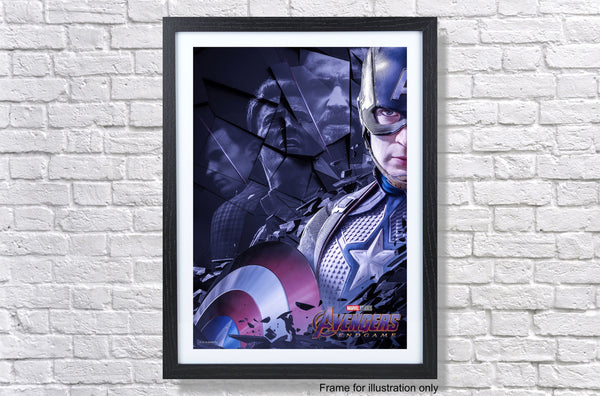 Marvel Avengers Endgame Captain America Poster