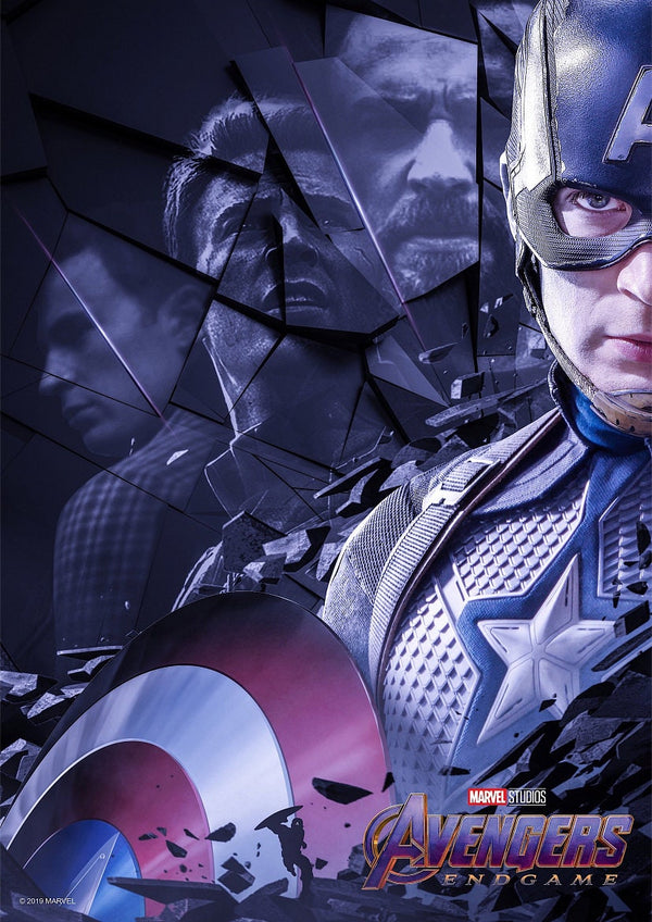 Marvel Avengers Endgame Captain America Poster