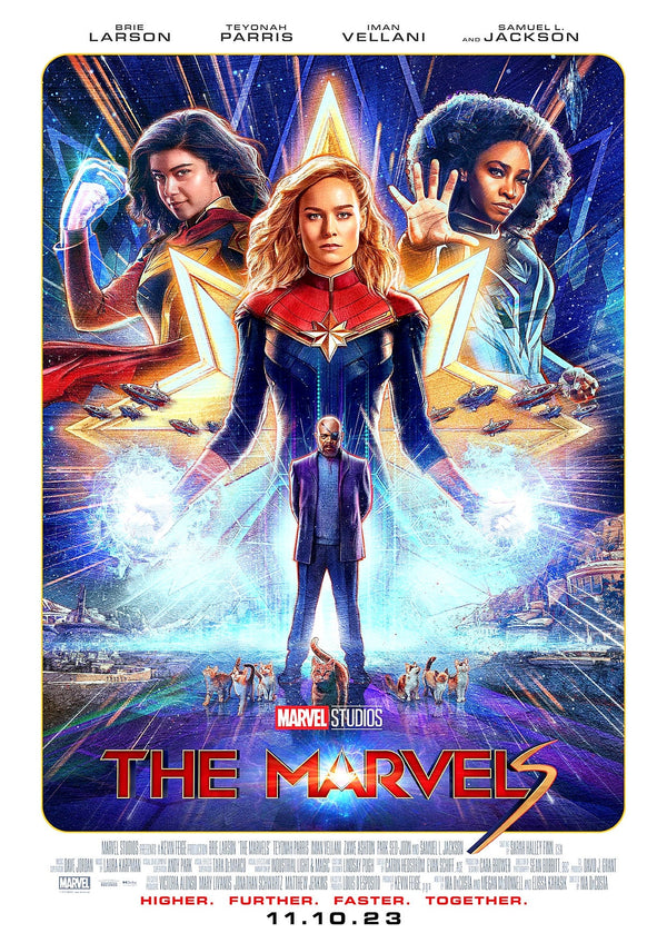 The Marvels 2023 Movie Poster A5 A4 A3 A2 A1